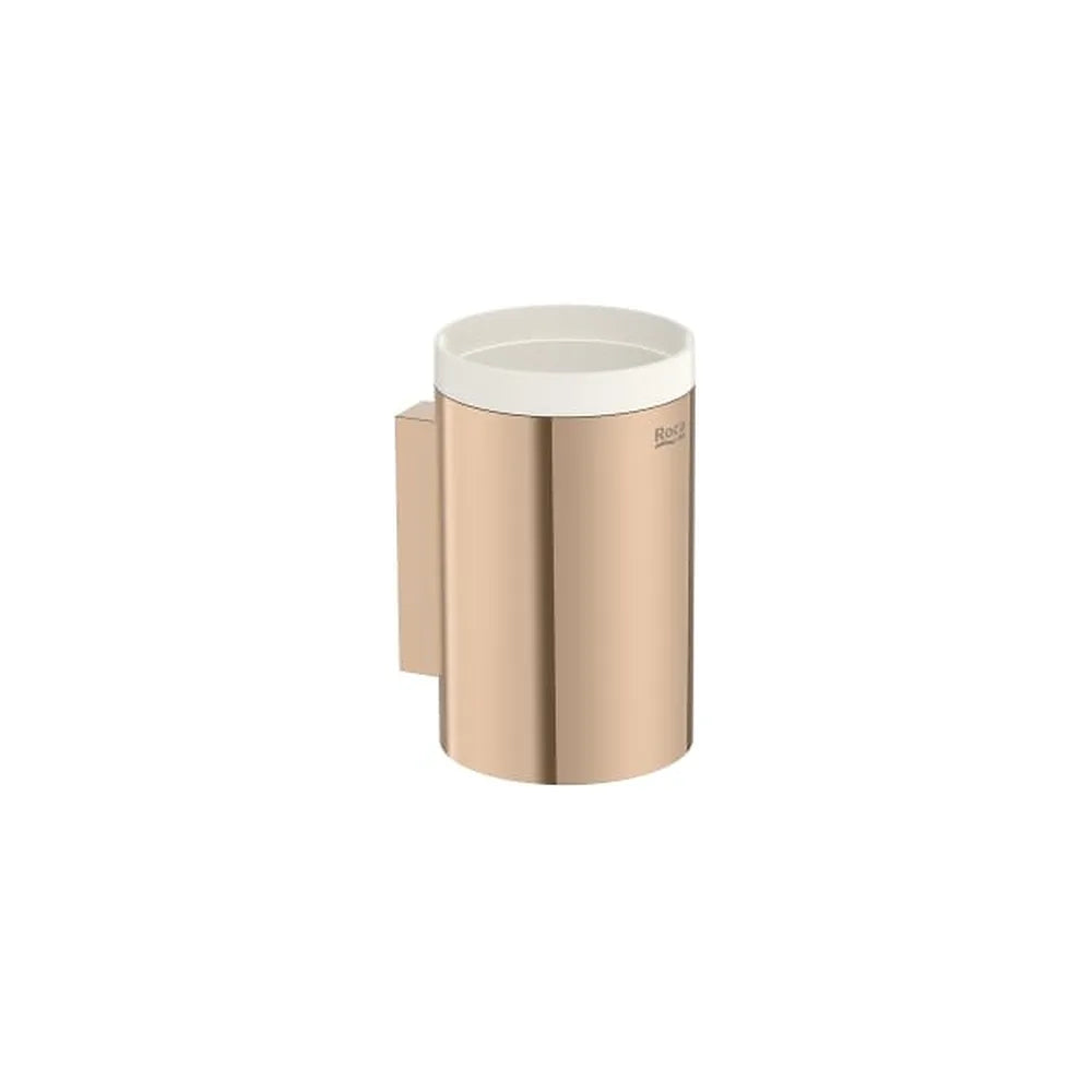 Vaso de pared cromado 7 4x8 7x12 1 cm para baño mural Roca - Vista 1