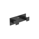 Percha Doble Mural de Metal Cromado Hotels 13.5x4.2x4.5cm Roca