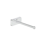 Porte Rouleaux Réserve Mural Fixation Adhésive Ou Par Vis Finition Chromée Noir Mat Capacité 5 Kg Sonata Roca