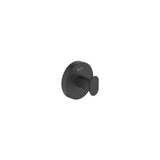 Patère Murale Ronde en Métal Noir Mat X 57 Mm Fixation Par Vis Ou Adhésif Capacité 5 Kg Victoria 57x40 cm Roca