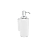 Dosificador de Pared Mural Capacidad 250 Ml con Fijaciones Cromado Sonata Negro Mate Roca