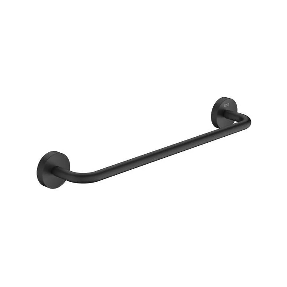 Toallero de lavabo negro mate 40x7 cm Roca - Vista 1