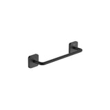 Toallero Mural con Instalación Adhesiva O Tornillería Victoria 30x6x5cm Negro Mate Roca
