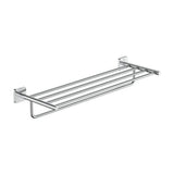 Portatoallas Mural Metal Cromado con Fijaciones Victoria 60x20x10cm Roca