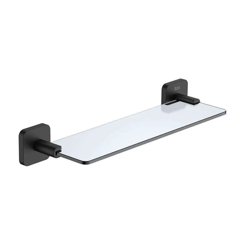 Repisa Mural Instalación con Tornillería O Adhesivo Victoria 35x10x5cm Negro Mate Roca - Vista 2