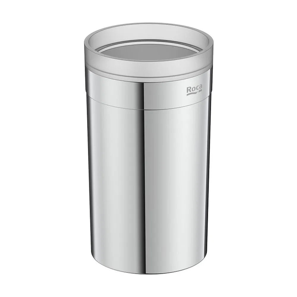 Vaso de encimera plástico cromado 7x7x12 cm para baño Roca - Vista 2