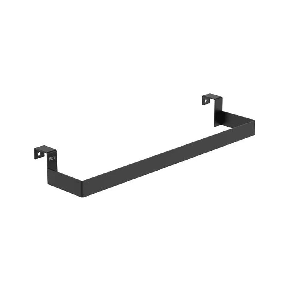 Toallero lateral para mueble acero inoxidable negro mate 39x10x5 cm Roca - Vista 1