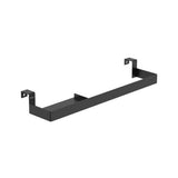 Porte Serviette Latéral Avec Tablette Pour Meuble Noir Mat X 5 Cm Compatible Storia Victoria Prisma 39x10 cm Roca