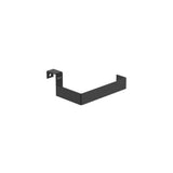 Portarrollo para Mueble Acero Inoxidable 14x10x10cm Colección The Gap Negro Mate Roca