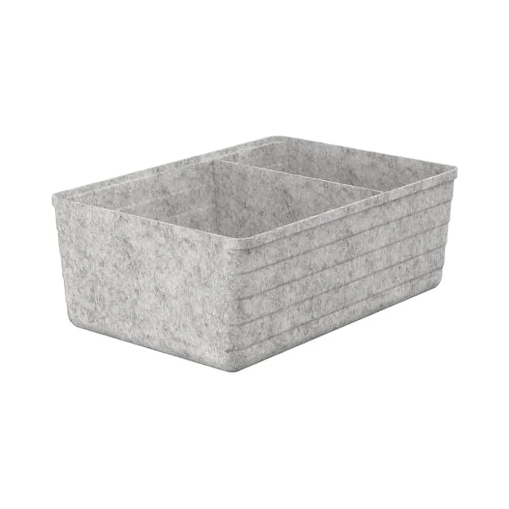 Caja organizadora de corcho reciclado 48x30x18 cm para baño sostenible Roca - Vista 1