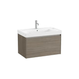 Mueble Base Suspendido Cajón y Lavabo Centrado 80x46x50cm Roca