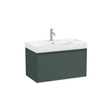 Mueble Base Suspendido with Basin Centrado Fineceramic 80x46x50cm Roca