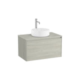 Mueble Base Suspendido 1 Cajón para Lavabo Sobre Encimera 79x45x44cm Roca