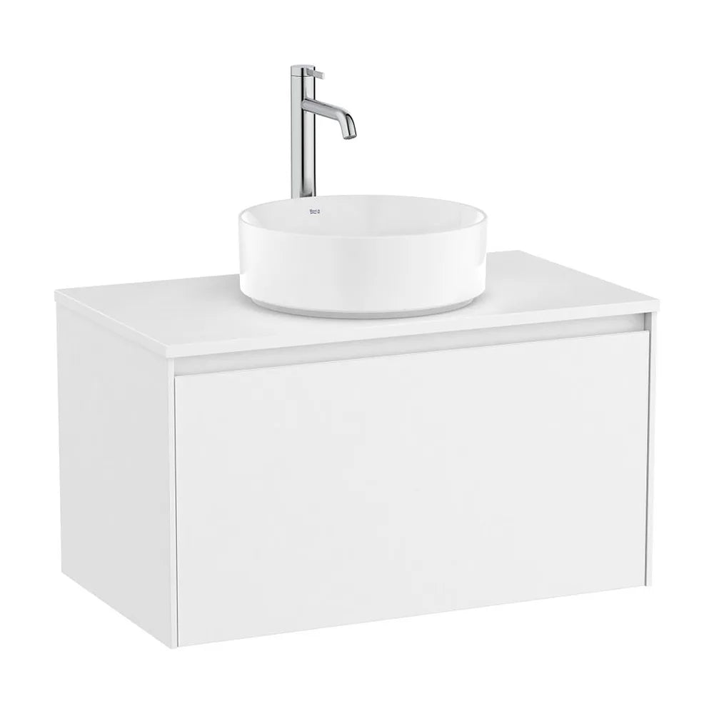 Mueble base suspendido con un cajón para lavabo sobre encimera 79x45x44 cm Roca - Vista 2