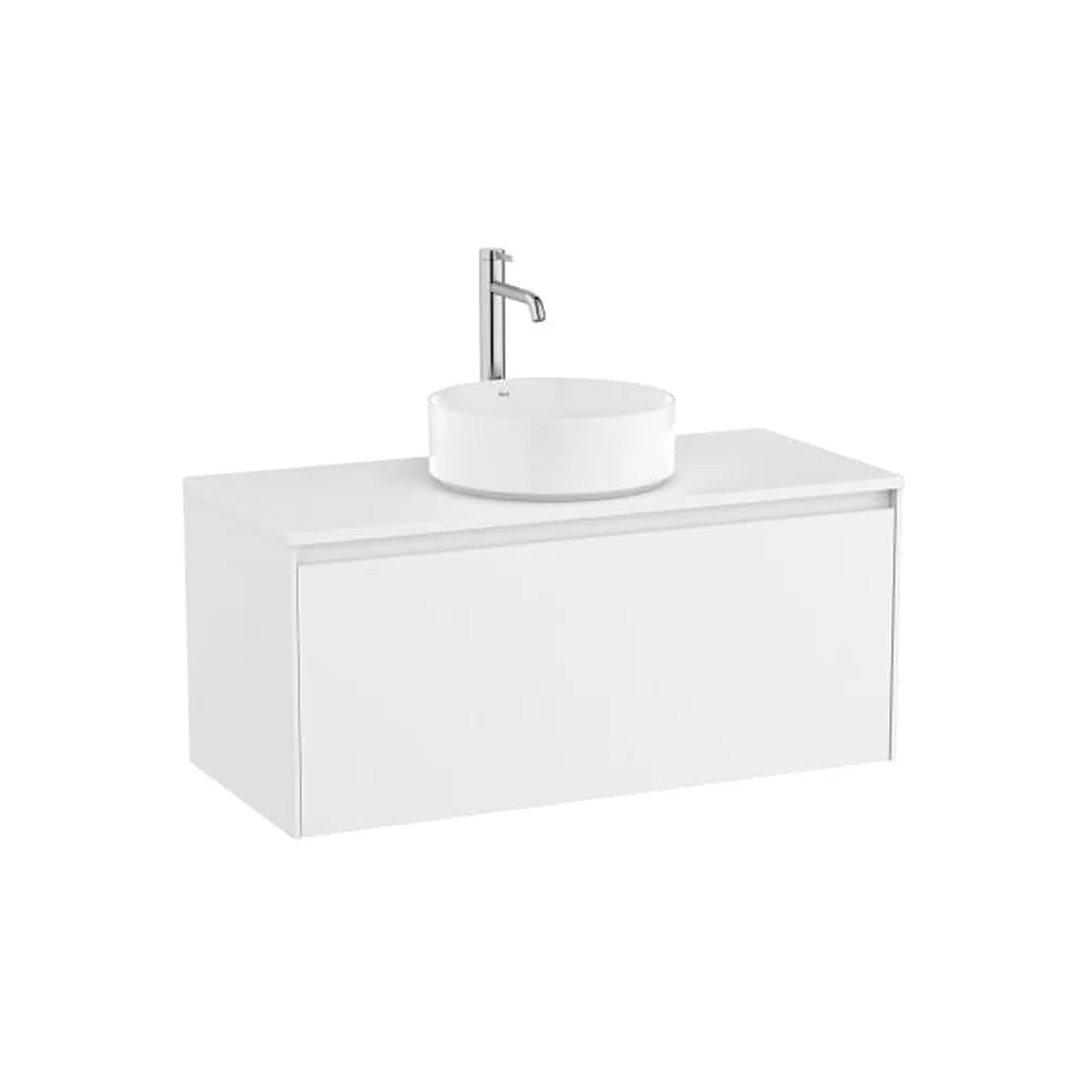 Mueble base suspendido un cajón para lavabo sobre encimera 99x45x44 cm Roca - Vista 1