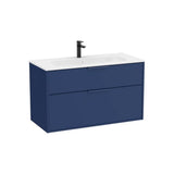 Mueble Base Suspendido 2 Cajones Lavabo Stonex 99x45x58cm Colección Optica White Roca