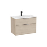 Mueble Base Suspendido con 2 Cajones y Lavabo Stonex 79x45x58cm Colección Optica White Roca