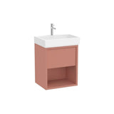 Mueble Base Suspendido with Basin 1 Cajón Estante Abierto 55x43x60cm Roca