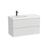 Mueble Base Suspendido with Basin Fineceramic 2 Cajones 100x46x62cm Roca