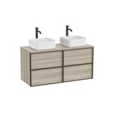 Móvel Base Suspenso X 56 Cm Quatro Gavetas para Lavatório de Apoio Inspira 117,6x48 cm Roca