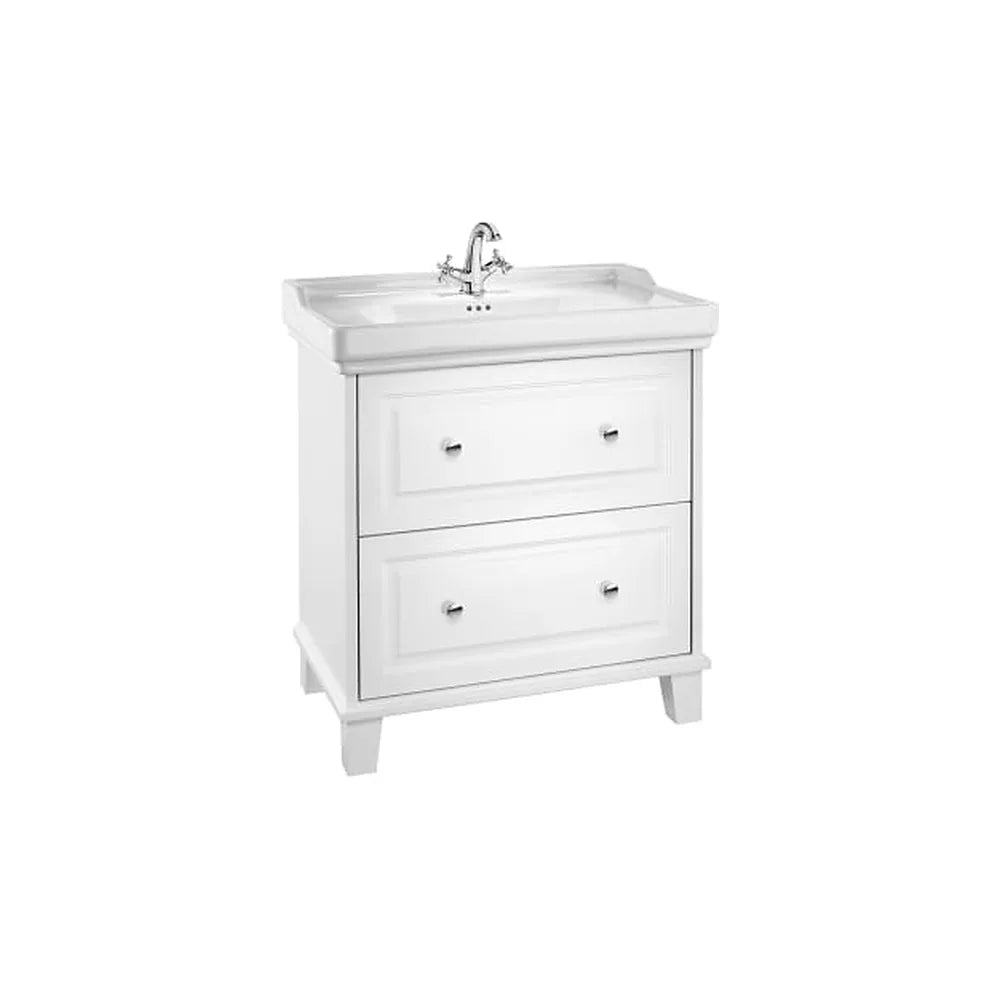 Mueble base con dos cajones y lavabo con 1 orificio 80x50x87 cm Roca - Vista 1