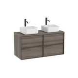 Meuble Bas Suspendu X 565 Mm Quatre Tiroirs Pour Lavabo À Poser Ou Sur Plan Inspira 1176x486 cm Roca