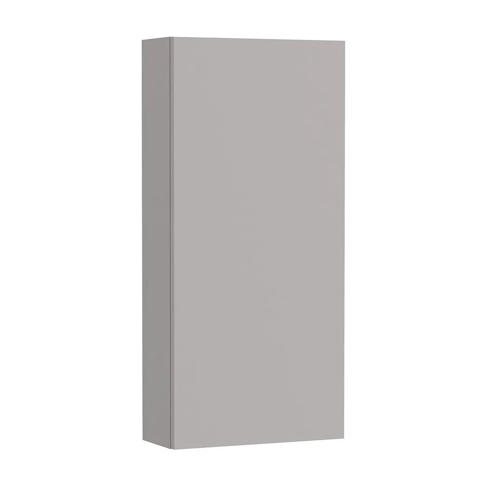 Armario alto de una puerta suspendido con estantes regulables color gris mate Roca - Vista 2