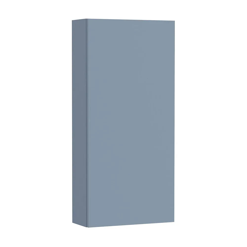 Armario alto suspendido de una puerta azul mate 35x15x75 cm Roca - Vista 2