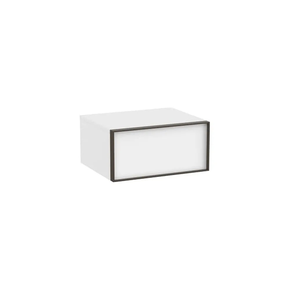Mueble auxiliar suspendido un cajón blanco mate 58x48x28 cm Roca - Vista 1