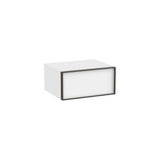 Mueble Auxiliar Suspendido 1 Cajón 58x48x28cm Colección Inspira White Mate Roca