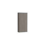 Armoire Haute Murale 1 Porte Finition Chêne Foncé X 75 Cm Étagères Réglables Collection Extra 35x15 cm Roca