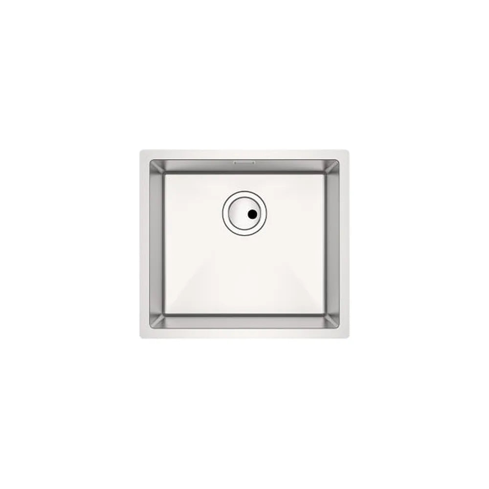 Fregadero de 1 cubeta acero inoxidable con escurridor reversible 45x40x20 cm Roca - Vista 1