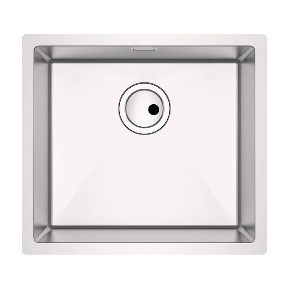 Fregadero de 1 cubeta acero inoxidable con escurridor reversible 45x40x20 cm Roca - Vista 2