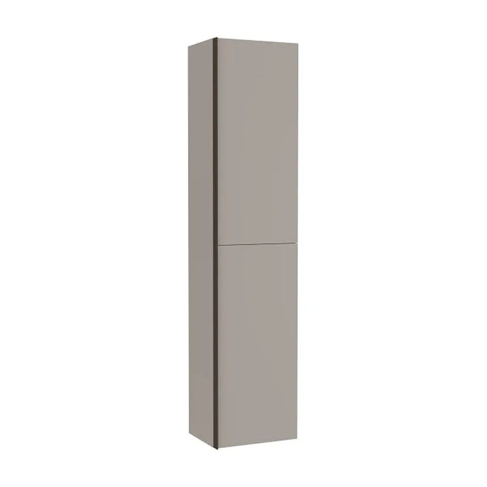 Columna suspendida de dos puertas batientes con estantes regulables gris arena Roca - Vista 1
