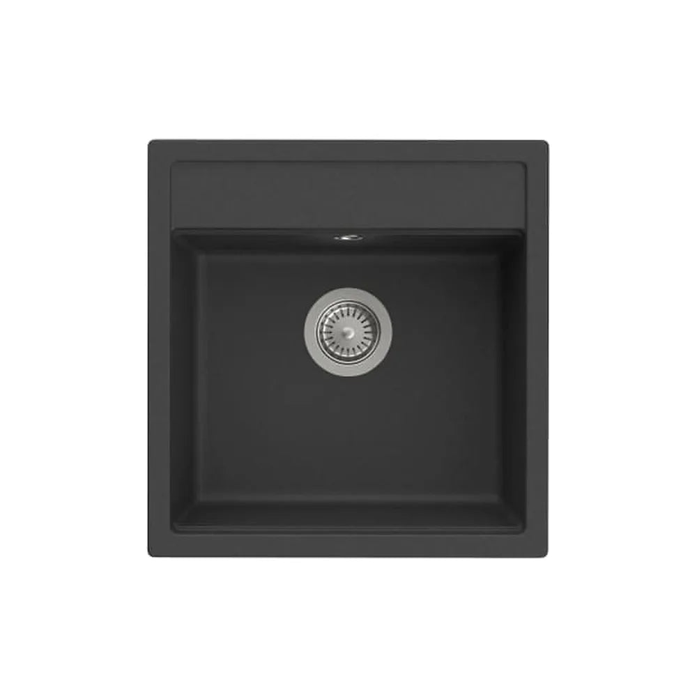 Fregadero de 1 Cubeta Quarzex con Orificio Insinuado para Grifería 43x36x18cm Roca - Vista 1