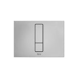 Placa de Acionamento Em Aço Inoxidável X 14,5 Cm para Sanita Suspensa Duplo 20,2x6 cm Roca
