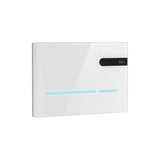 Dual Flush Operating Plate Electrónica Cristal Automática Touchless Duplo 25x16cm Roca