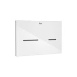 Placa Accionamiento Electrónica Doble Descarga Touchless Cristal Duplo WC One 25x16cm White Roca