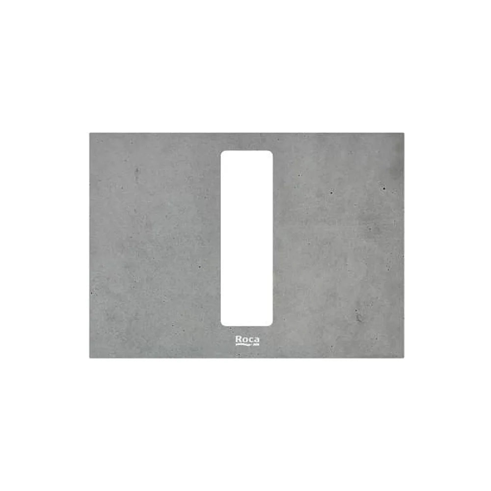 Panel frontal para pulsadores PS4 doble 20x14 cm acabado hormigón Roca - Vista 1
