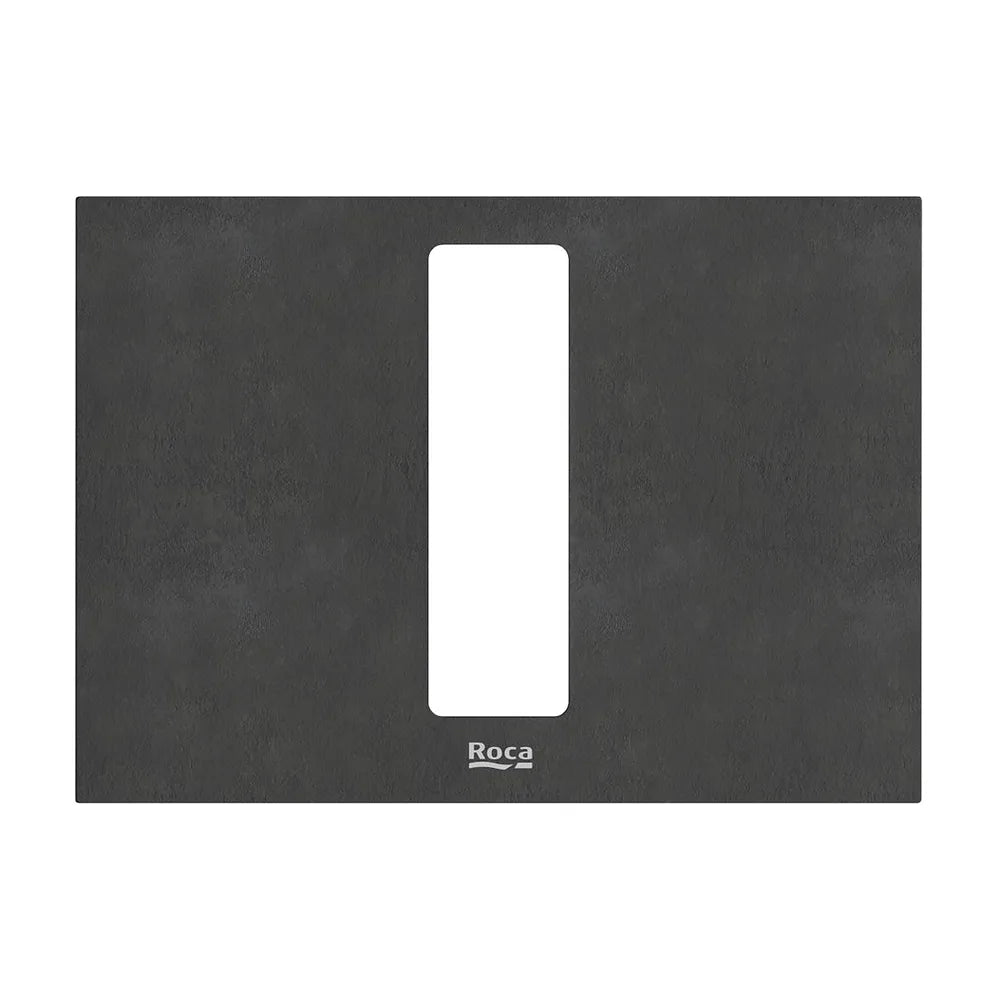 Panel frontal para pulsadores PS4 20x14 cm porcelana negra Roca - Vista 2