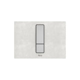 Panel Frontal para Pulsadores Ps4 Doble Descarga Porcelana Blanca Duplo 20x14cm Roca