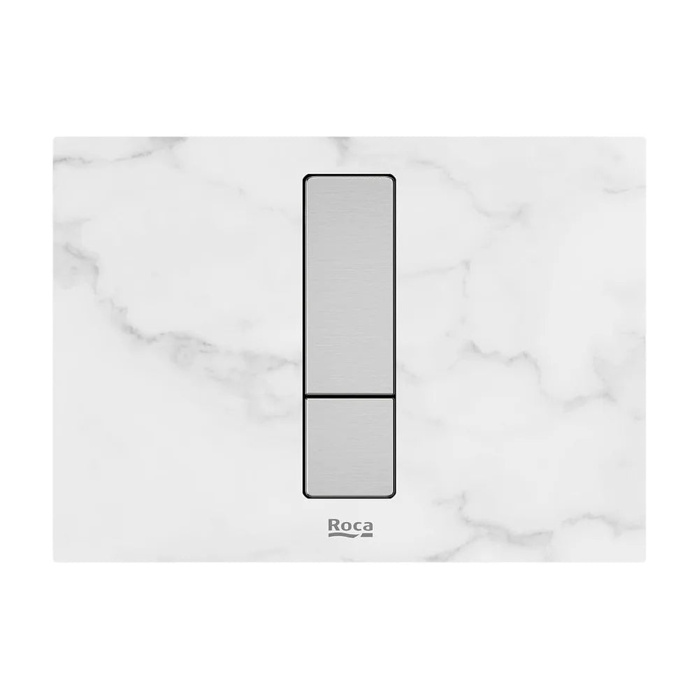 Panel frontal para pulsadores PS4 doble descarga en mármol 20x14 cm Roca - Vista 2