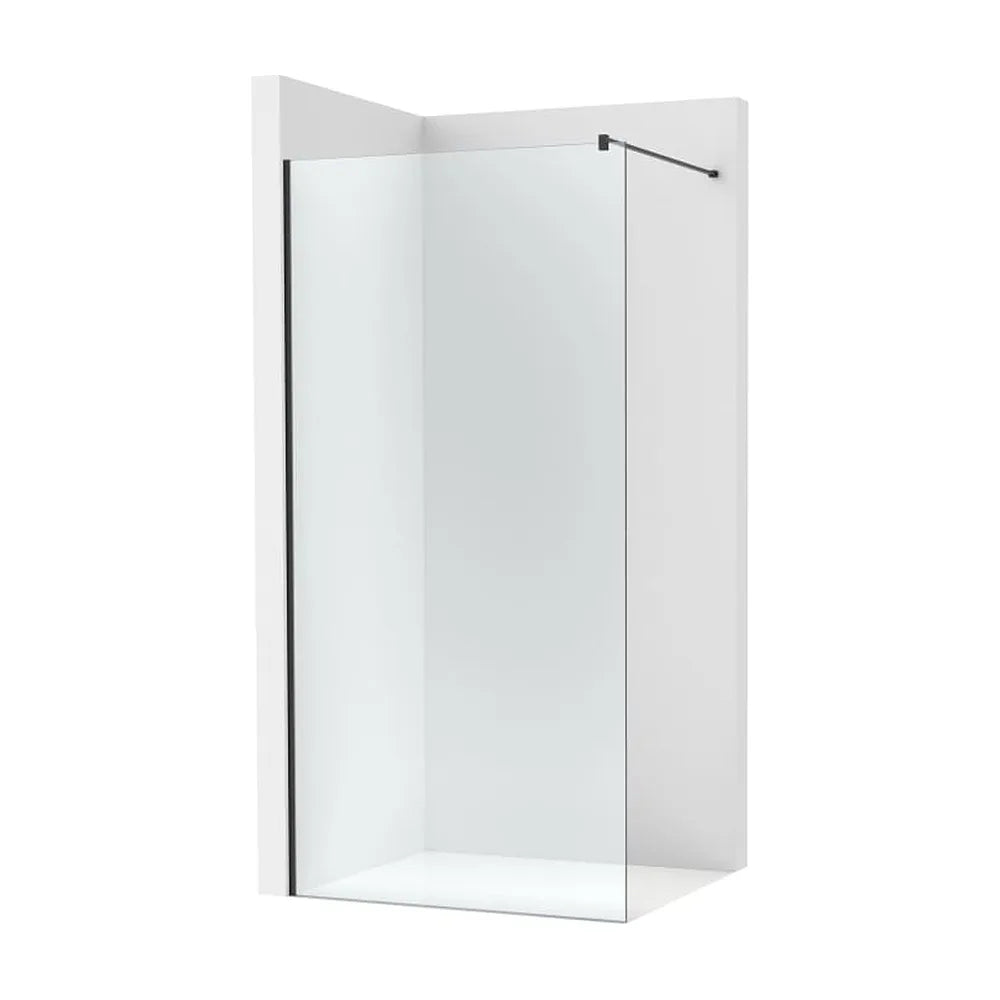 Hoja fija ducha cristal transparente perfil plata brillo 90x200 cm Roca - Vista 1