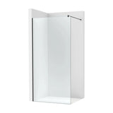 Hoja Fija Ducha Cristal Transparente Perfil Plata Brillo Victoria 90x200cm Roca