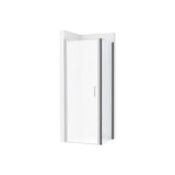Lateral Fijo de Ducha Cristal Transparente Perfil 70x200cm Negro Mate Roca