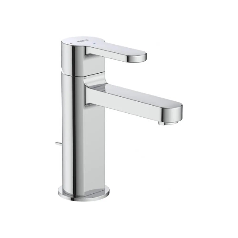 Grifería Monomando para Lavabo con Desagüe Automático Apertura en Agua Fría Cromado Roca - Vista 1