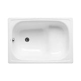 Bañera Rectangular para Instalación Encastrada Acero Contesa Bañaseo Aqua 100 cm Roca