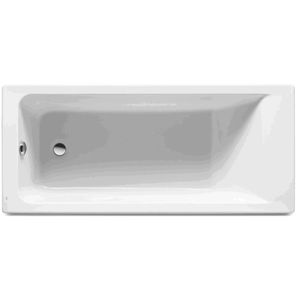 Bañera rectangular de 150 cm fabricada en acrílico de color blanco Easy Square Roca - Vista 1