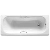 Bañera de Forma Rectangular Acero Princess 150 cm White Roca