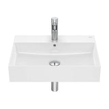 Lavatório de Forma Quadrado Fabricado Em Fine Ceramica de Cor Branca Inspira 60 cm Roca